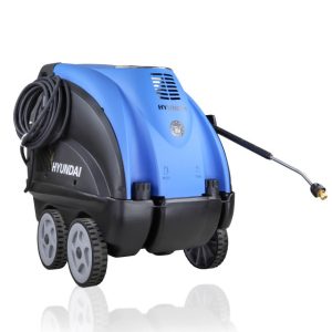 HYUNDAI 2610PSI 180BAR HOT PRESSURE WASHER, 110°C 2.8KW COMMERCIAL TRIPLEX POWER JET WASHER