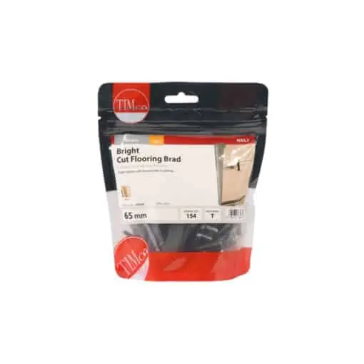 Timco Cut Flooring Brads – Bright – 65mm