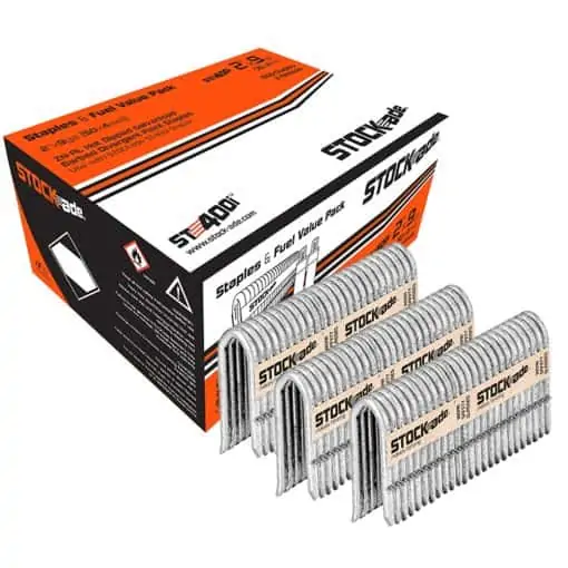 Tornado Box Of Staples With Gas For St400i 40 x 4mm Box of 1000