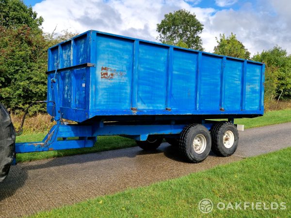 A.S. Marston 10 ton tandem axle grain trailer