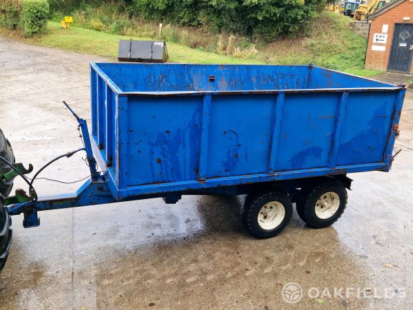 A.S. Marston 8 ton tandem axle grain trailer