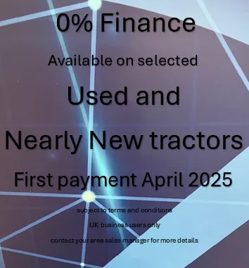 Used and nearly new tractor finance