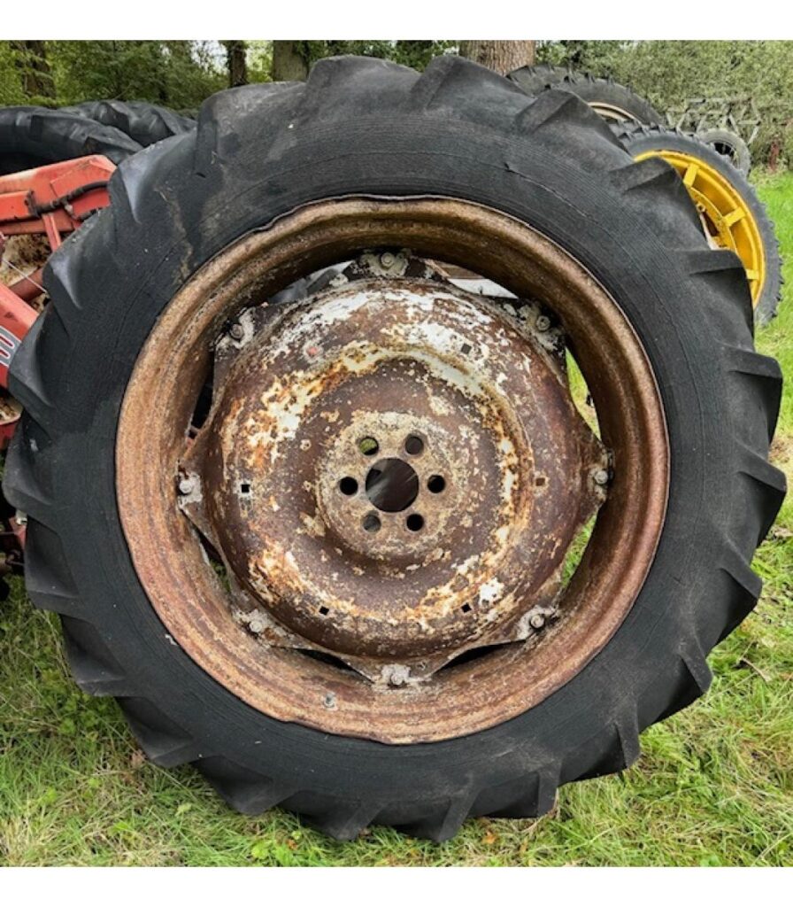 Pair of Ford 36 Inch Rear Wheels and Tyres