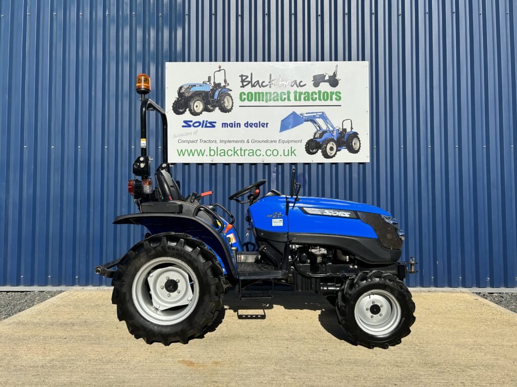 Used Solis 26M 4WD Compact Tractor On Agricultural Tyres