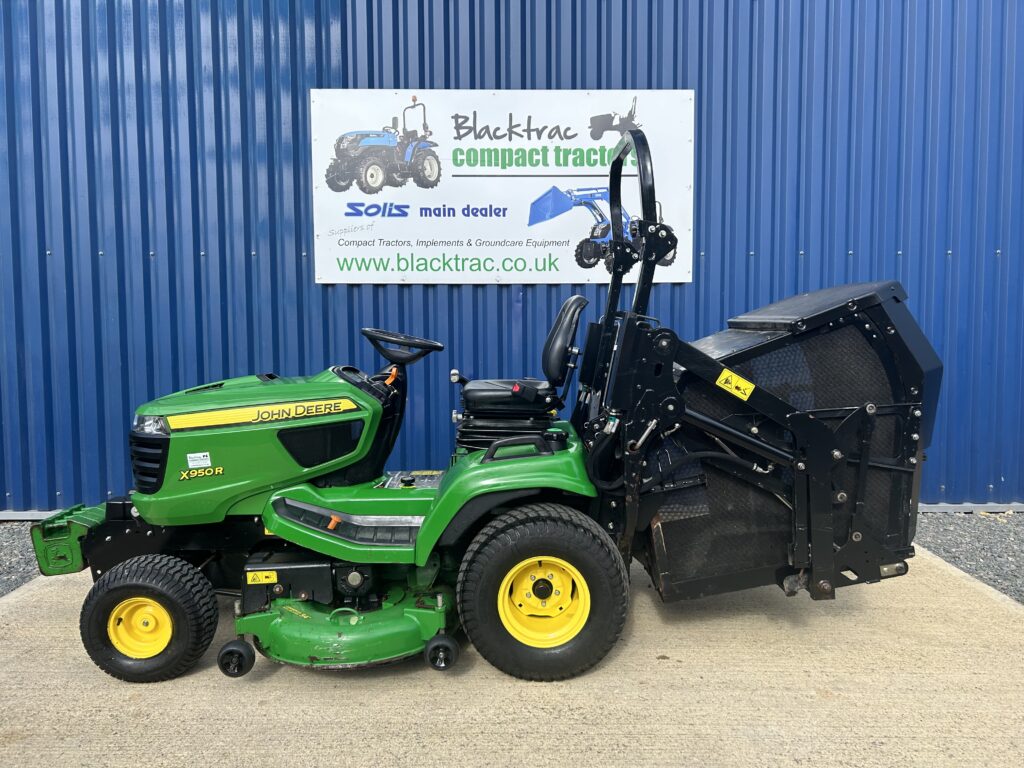 John Deere X950R Diesel Ride On Mower With High Tip Collector