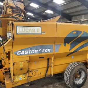 Lucas castor 30R, trailed straw blower, 2005 year, swivel shoot, cable control, GWO