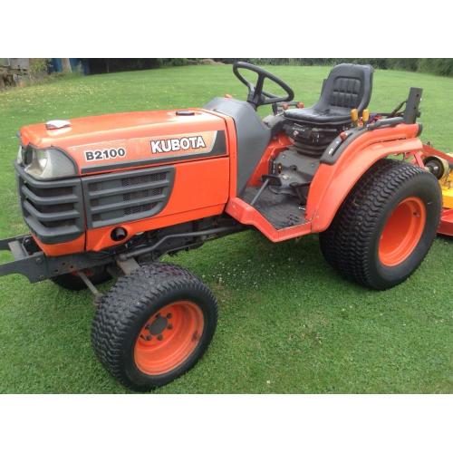 Kubota B2100 and Mower