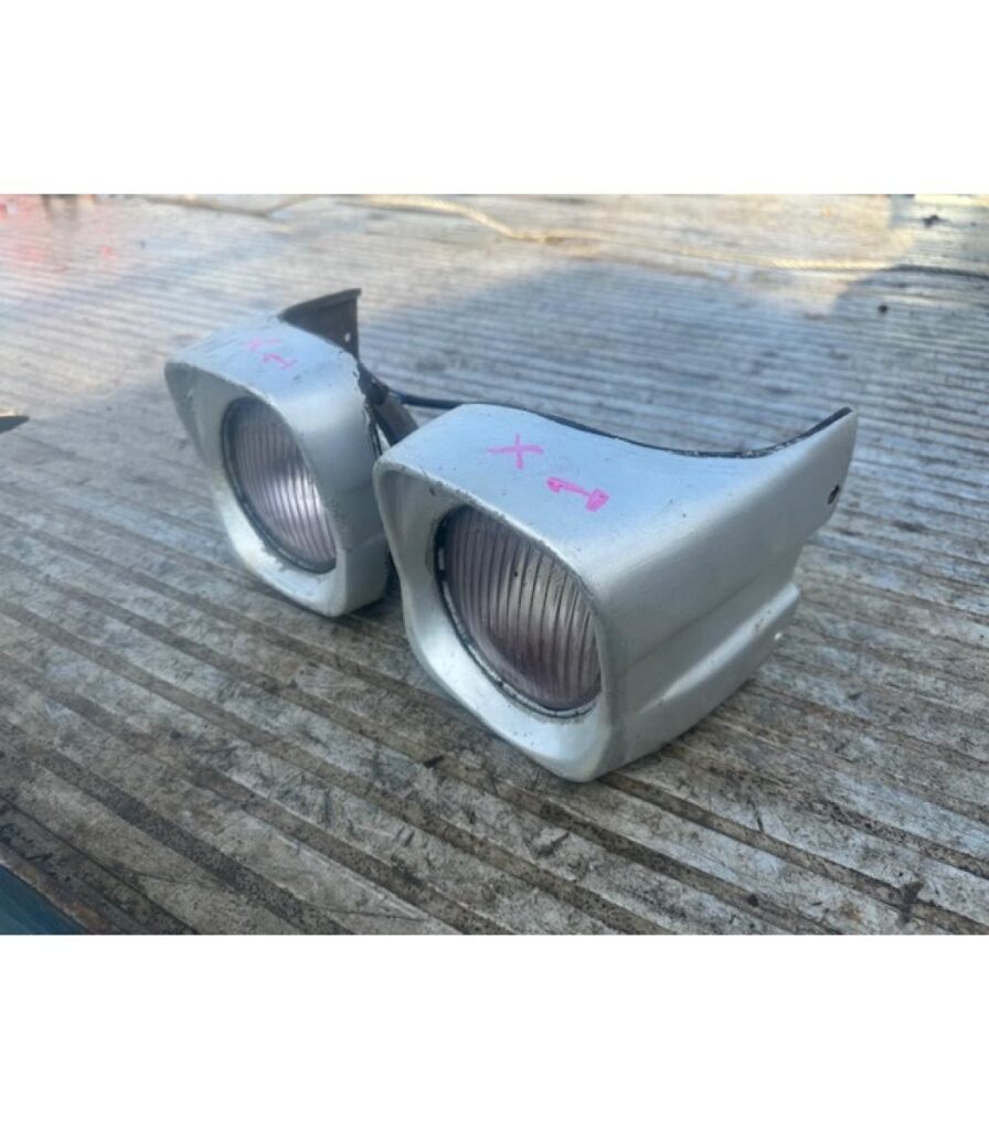 Pair of Original Aluminium MF 135 Headlights