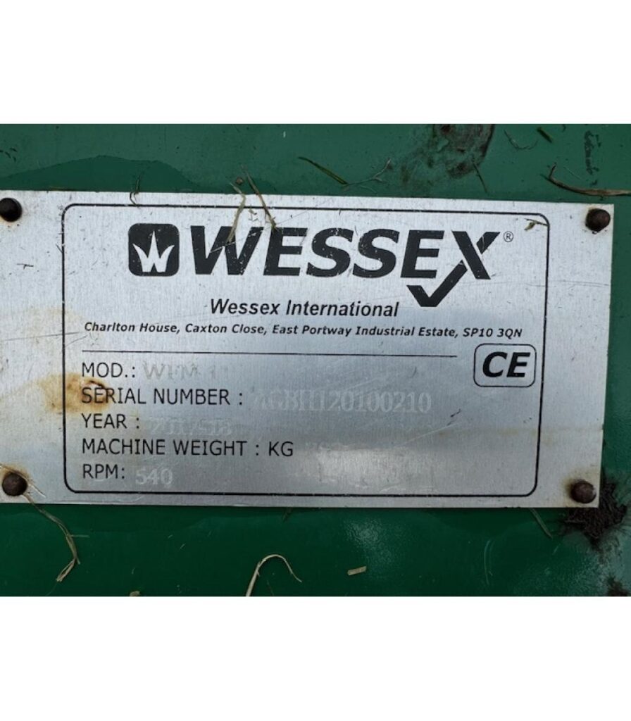 Wessex WFM115 Flail Mower