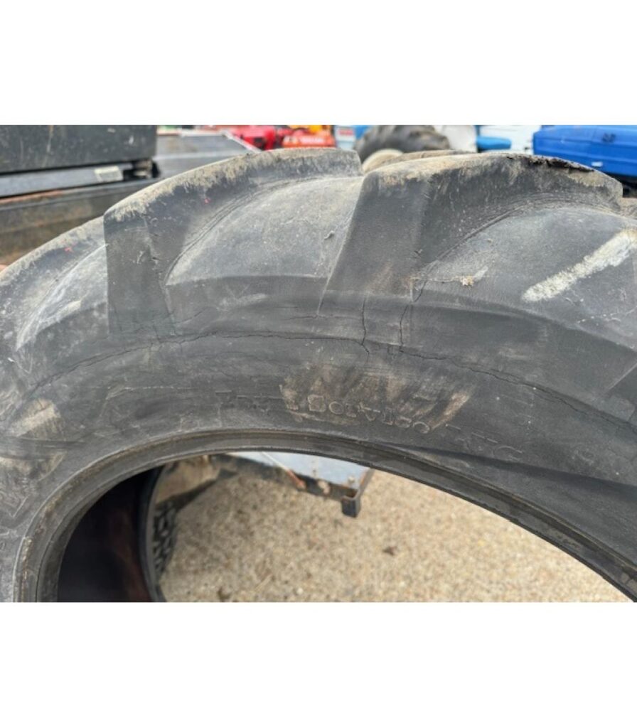 Pair of Bridgestone Farm Service LUG 12.4 11-32 Tyres