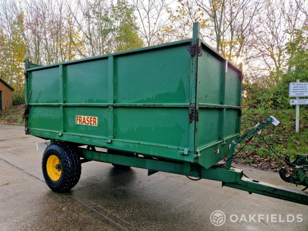 Fraser 4 ton single axle dropside trailer