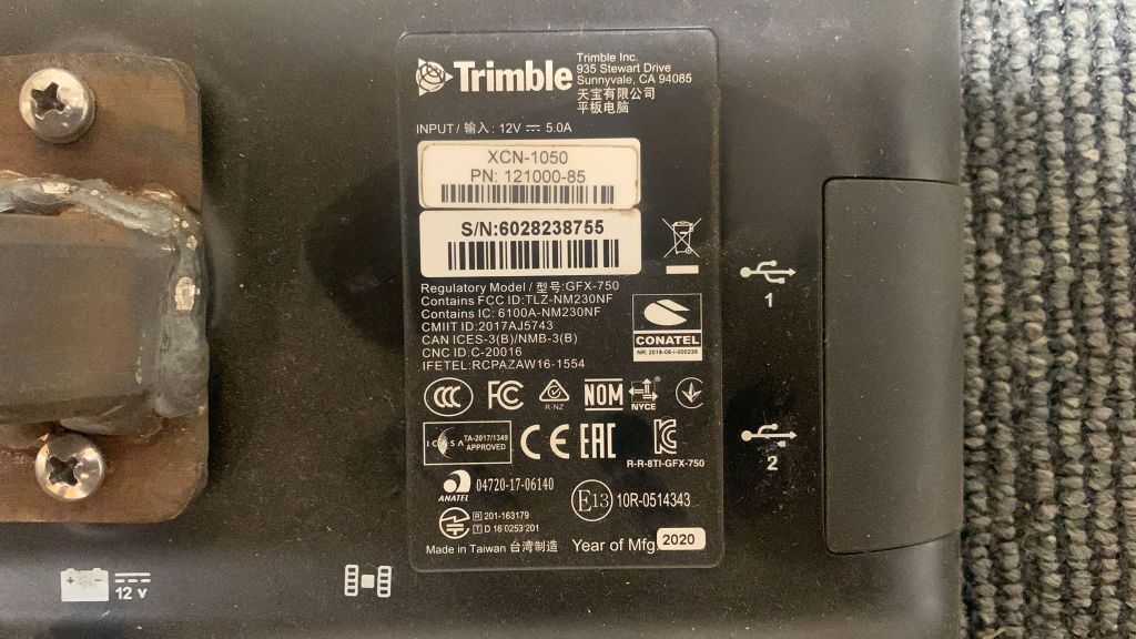 Miscellaneous TRIMBLE 1050