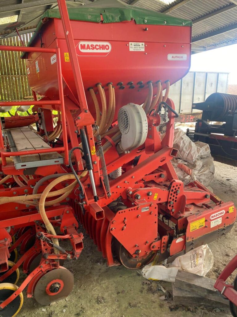 Maschio Alitalia 3mtr drill with 3mtr Power Harrow