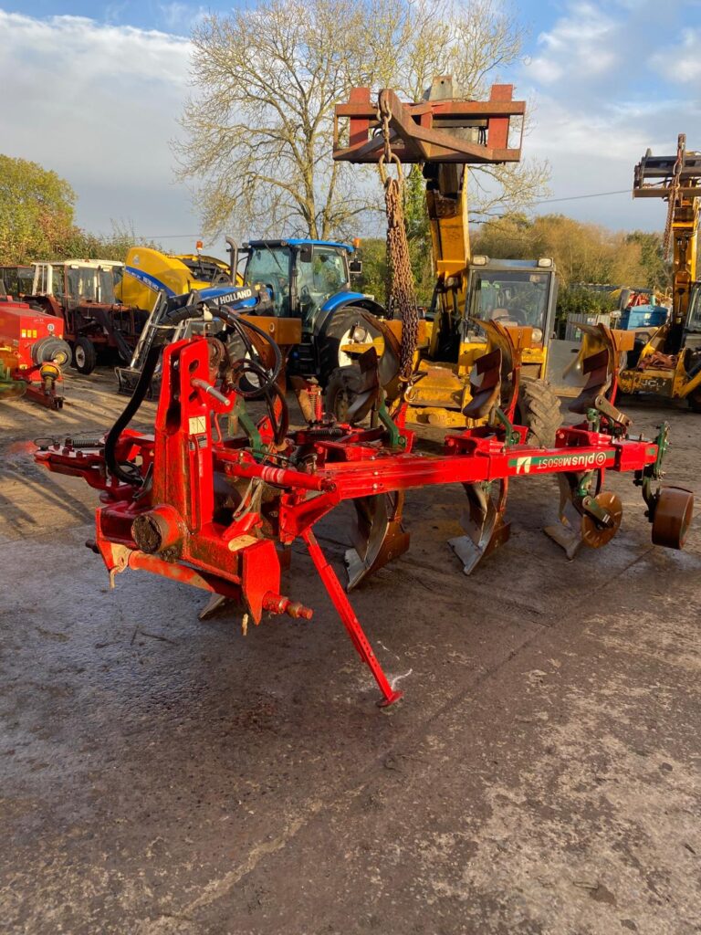 VOGEL NOOT M850T, 4 FURROW PLOUGH