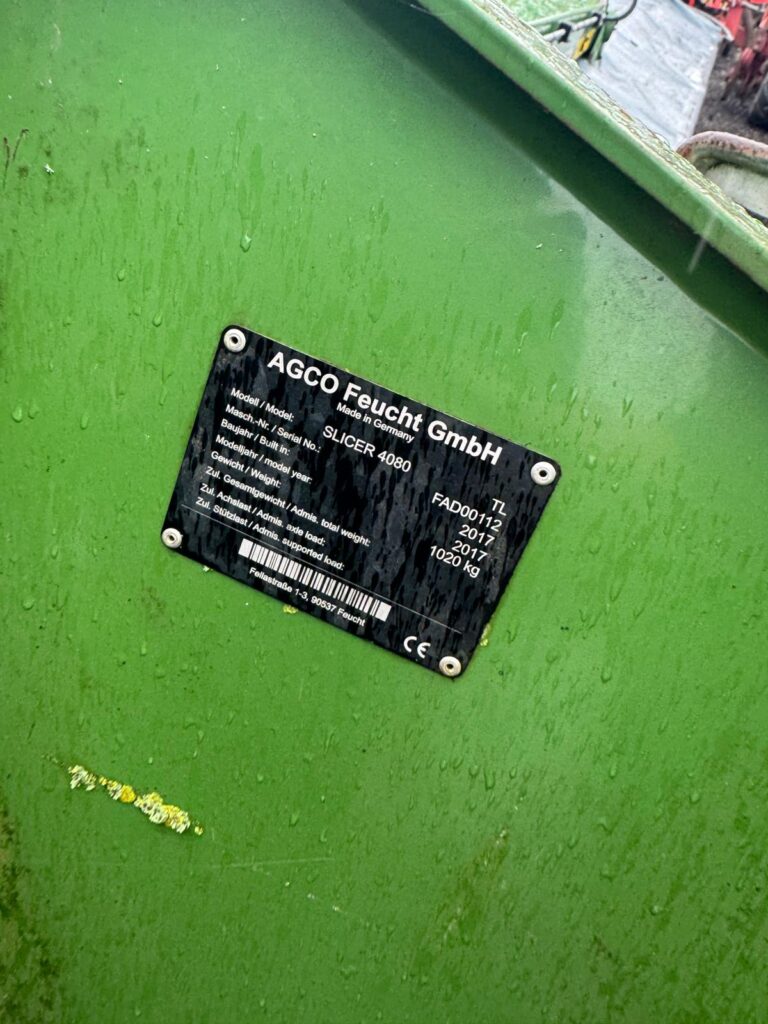 FENDT SLICER 4080TL REAR MOWER