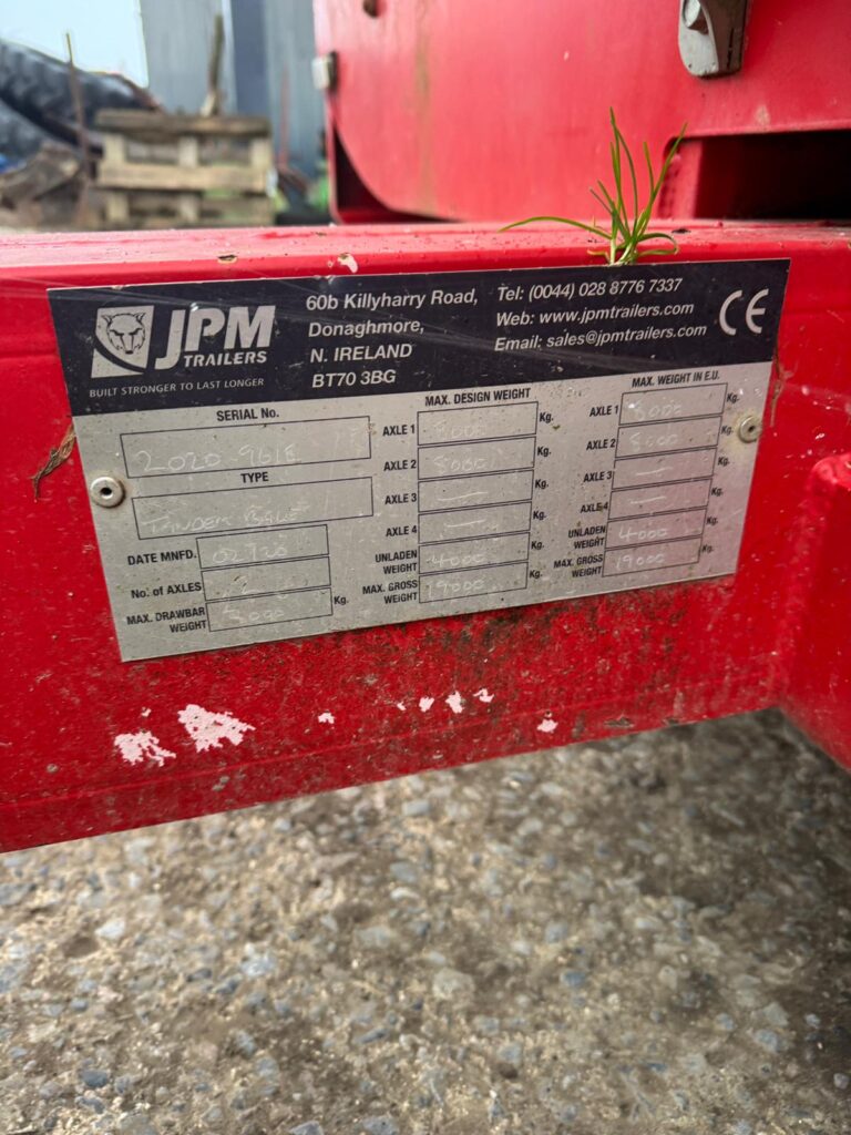 JPM 26FT BALE TRAILER