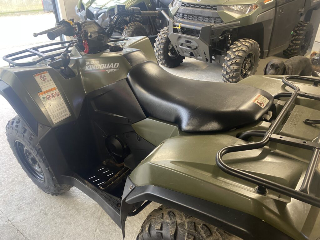 USED SUZUKI KING QUAD 400 MANUAL 19 REG