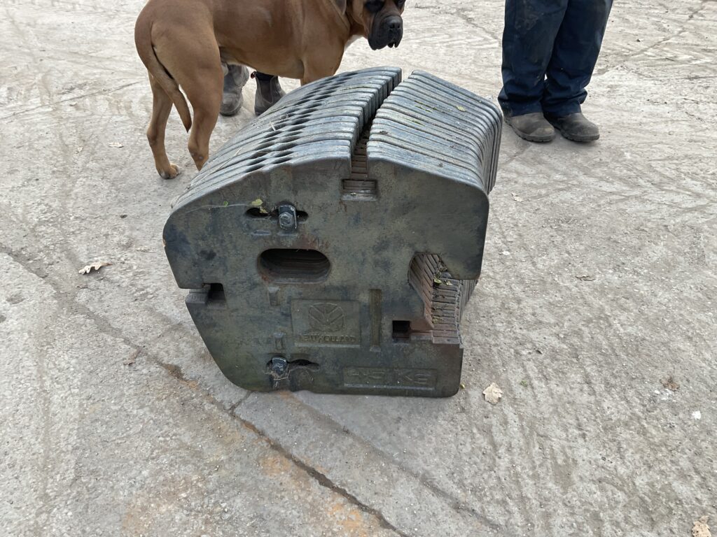 NEW HOLLAND FAN WEIGHTS