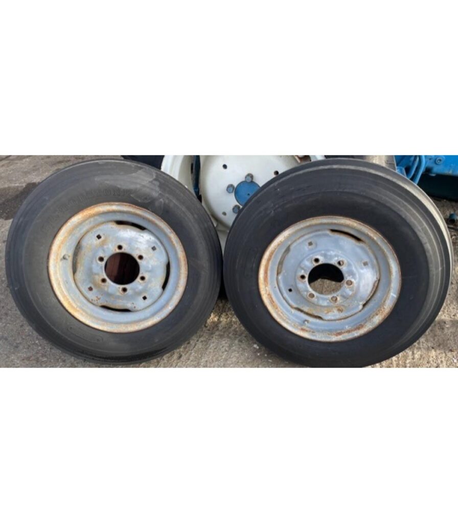 Pair of MF 6.50 16 Wheels and Tyres