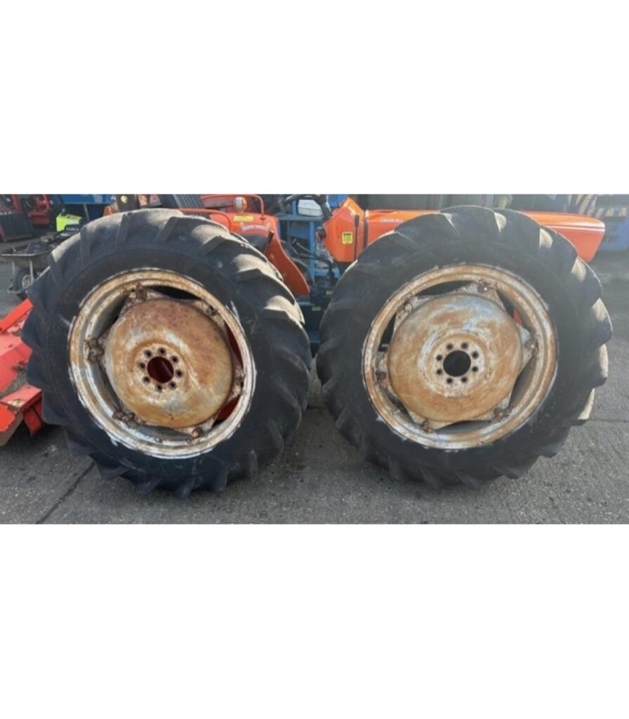 Pair Of 9.5-24 Wheels and Tyres