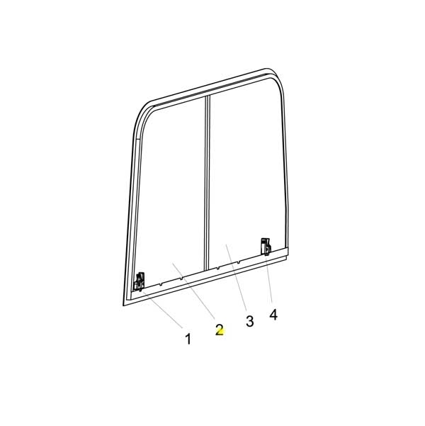 Yanmar Genuine Forward Bay Glass SV60