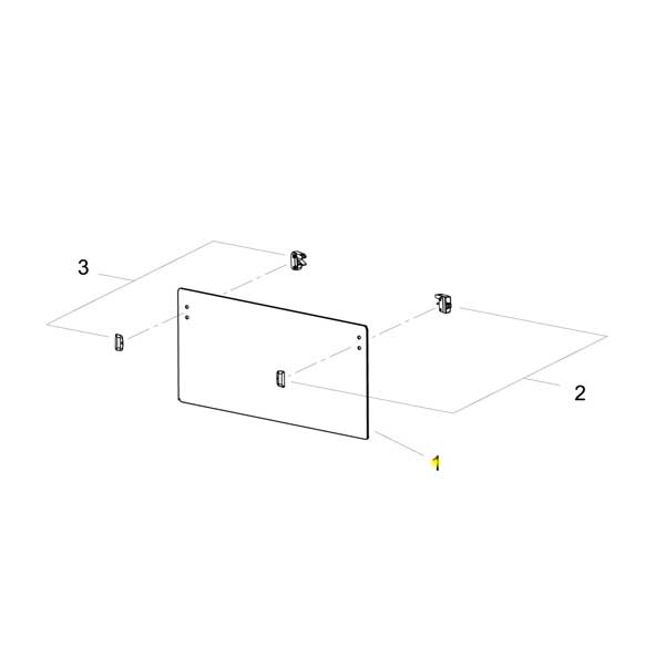 Yanmar Genuine Lower Windscreen Glass SV60