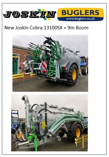 Joskin Cobra and 9m boom special offer