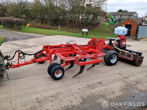 2010 Gregoire Besson Helios 4M 8 leg cranked leg trailed subsoiler / cultivator