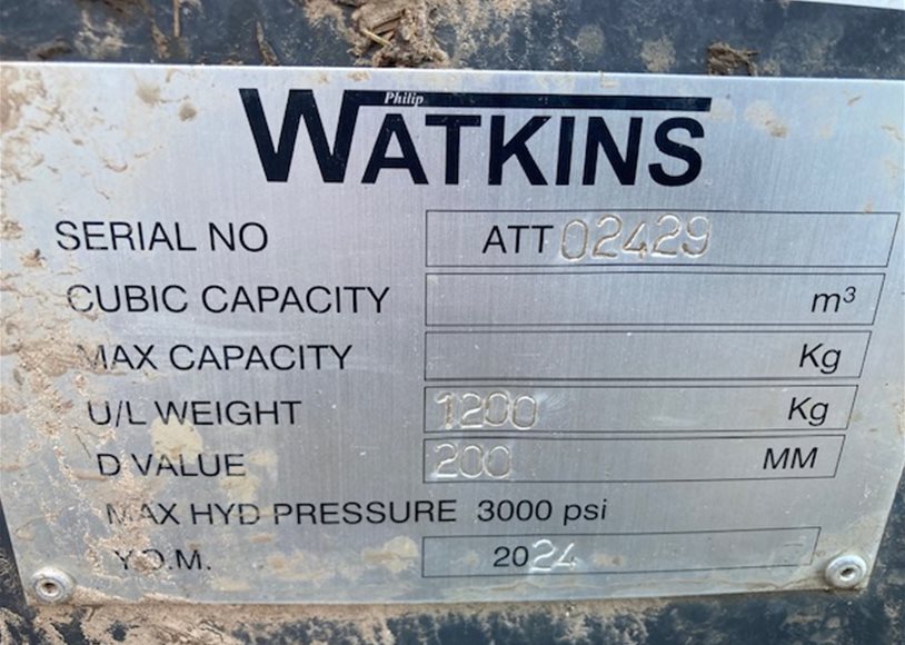 Phillip Watkins 1200KG Weight