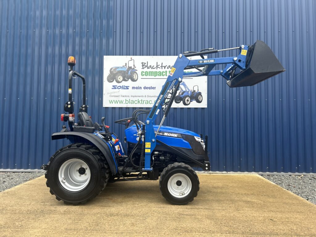 Used Solis 20 4WD Compact Tractor With Front Loader & Bucket