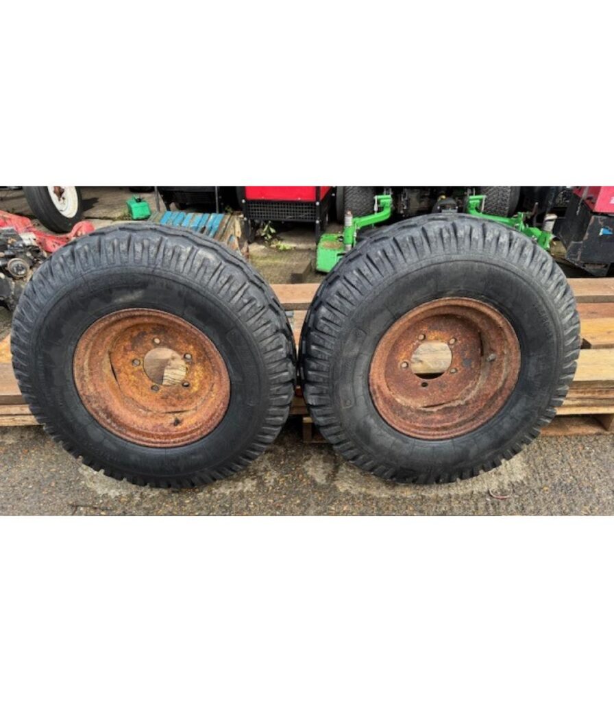 Pair of 11.5 80-15.3 Trailer Wheels and Tyres