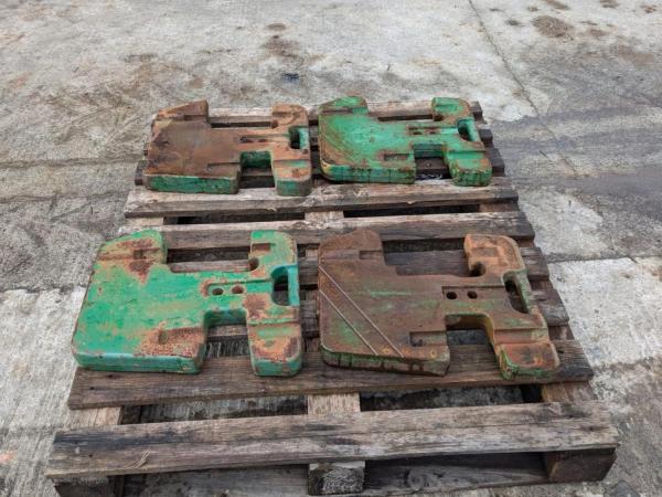 JOHN DEERE 50 SERIES WEIGHTS 4 WAFERS